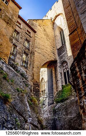 Papal Palace; Avignon, Provence Alpes Cote d'Azur, France View Large Photo Image Stock Photograph - Papal Palace; Avignon, Provence Alpes Cote d'Azur, France. Fotosearch