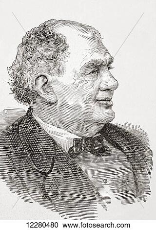 Stock Image - Phineas Taylor Barnum, 1810 – 1891. American showman and businessman and founder of the Barnum & Bailey Circus.. Fotosearch