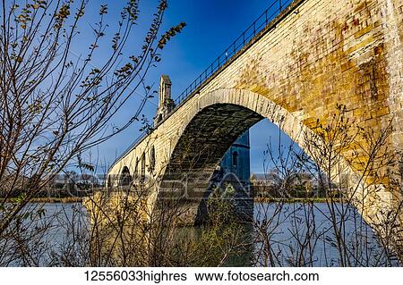 Pont Saint-Benezet; Avignon, Provence Alpes Cote d'Azur, France View Large Photo Image Stock Photograph - Pont Saint-Benezet; Avignon, Provence Alpes Cote d'Azur, France. Fotosearch