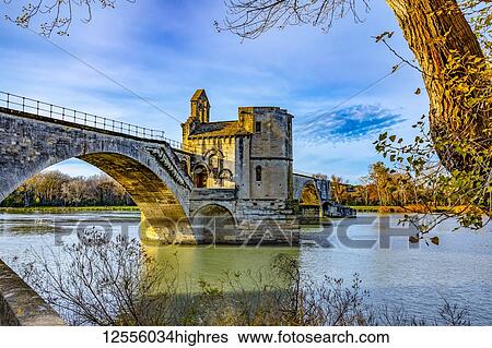 Pont Saint-Benezet; Avignon, Provence Alpes Cote d'Azur, France View Large Photo Image Stock Photograph - Pont Saint-Benezet; Avignon, Provence Alpes Cote d'Azur, France. Fotosearch
