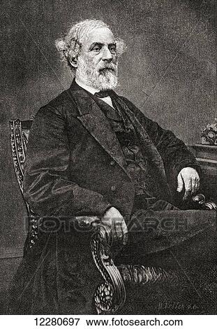 Robert Edward Lee, 1807 – 1870. American soldier, commander of the Confederate Army of Northern Virginia in the American Civil War. From The Century Magazine, published 1887. View Large Photo Image Stock Photo - Robert Edward Lee, 1807 – 1870. American soldier, commander of the Confederate Army of Northern Virginia in the American Civil War. From The Century Magazine, published 1887.. Fotosearch