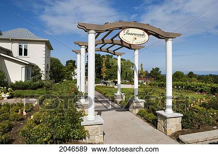 Stock Photo - Rosewood Estates Winery And Meadery, Niagara Wine Region, Near Beamsville, Ontario. Fotosearch