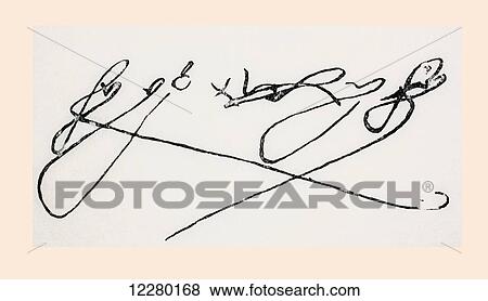 Signature of Ferdinand II of Aragon, Ferdinand the Catholic, 1452 – 1516. King of Sicily and Aragon and king consort of Castile and Léon as Ferdinand V on his marriage to Isabella I of Castile. From La Ilustracion Española y Americana, published 1892. View Large Photo Image Stock Photo - Signature of Ferdinand II of Aragon, Ferdinand the Catholic, 1452 – 1516. King of Sicily and Aragon and king consort of Castile and Léon as Ferdinand V on his marriage to Isabella I of Castile. From La Ilustracion Española y Americana, published 1892.. Fotosearch