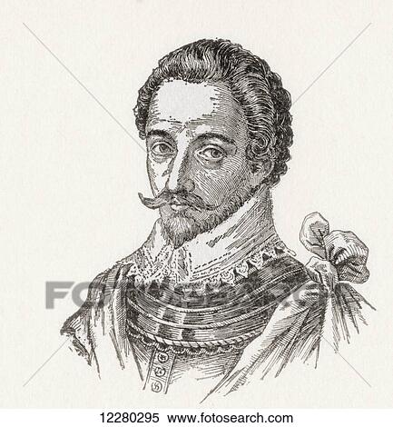 Sir Humphrey Gilbert, c. 1539 – 1583. English adventurer, explorer, member of parliament and soldier. Pioneer of the English colonial empire in North America. From The History of Our Country, published 1899 View Large Photo Image Stock Photography - Sir Humphrey Gilbert, c. 1539 – 1583. English adventurer, explorer, member of parliament and soldier. Pioneer of the English colonial empire in North America. From The History of Our Country, published 1899. Fotosearch