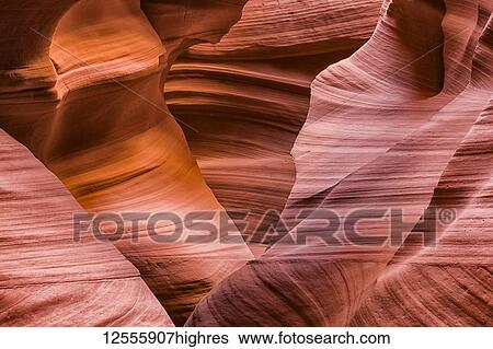 Stock Photograph - Slot Canyon known as Canyon X, near Page; Arizona, United States of America. Fotosearch