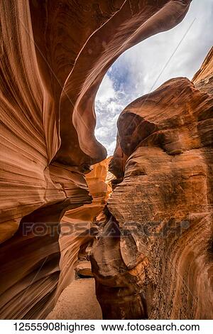 Slot Canyon known as Mountain Sheep Canyon; Page, Arizona, United States of America View Large Photo Image Stock Photograph - Slot Canyon known as Mountain Sheep Canyon; Page, Arizona, United States of America. Fotosearch