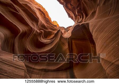 Stock Photograph - Slot Canyon known as Owl Canyon, near Page; Arizona, United States of America. Fotosearch