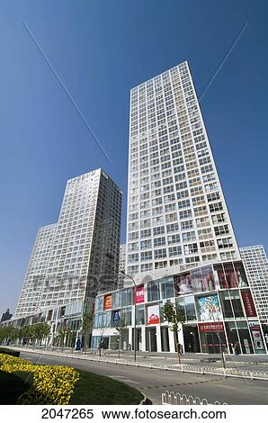 Soho Development In Cbd Or Central Business District, Beijing, China View Large Photo Image Stock Photography - Soho Development In Cbd Or Central Business District, Beijing, China. Fotosearch