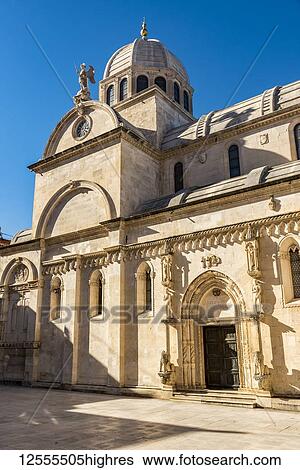 St James's Cathedral; Sibenik, Croatia View Large Photo Image Stock Photograph - St James's Cathedral; Sibenik, Croatia. Fotosearch