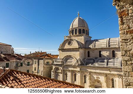St James's Cathedral; Sibenik, Croatia View Large Photo Image Stock Photograph - St James's Cathedral; Sibenik, Croatia. Fotosearch