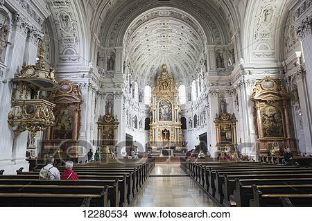 Picture - St. Michael's Church; Munich, Germany. Fotosearch