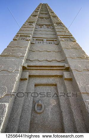 Stele of Aksum or Stela Two, Central Stelae Park; Axum, Tigray Region, Ethiopia View Large Photo Image Stock Photograph - Stele of Aksum or Stela Two, Central Stelae Park; Axum, Tigray Region, Ethiopia. Fotosearch
