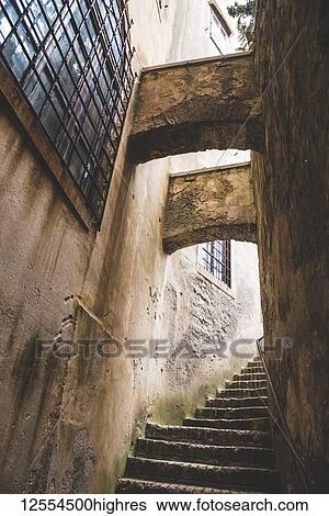 Steps in a passageway of Duino Castle; Italy View Large Photo Image Stock Photograph - Steps in a passageway of Duino Castle; Italy. Fotosearch