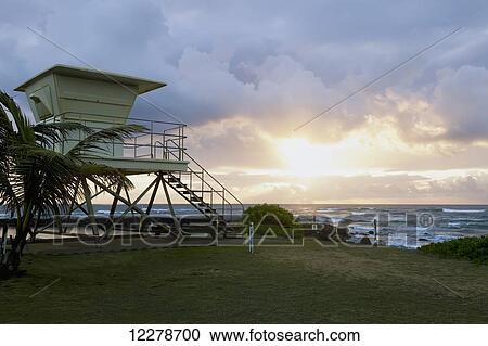 Sunrise seen from Lydgate Beach Park; Lydgate, Kauai, Hawaii, United States of America View Large Photo Image Stock Image - Sunrise seen from Lydgate Beach Park; Lydgate, Kauai, Hawaii, United States of America. Fotosearch