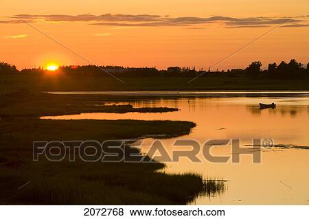 Sunset, Malpeque Bay, Prince Edward Island View Large Photo Image Stock Photo - Sunset, Malpeque Bay, Prince Edward Island. Fotosearch