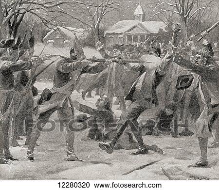 The Boston Massacre, aka the Incident on King Street by the British, March 5, 1770, in which British Army soldiers killed five male civilians and injured six others. From The History of Our Country, published 1900. View Large Photo Image Stock Image - The Boston Massacre, aka the Incident on King Street by the British, March 5, 1770, in which British Army soldiers killed five male civilians and injured six others. From The History of Our Country, published 1900.. Fotosearch