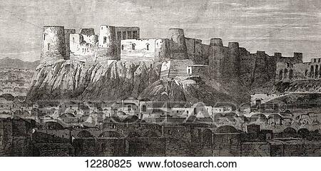 The Citadel of Herat, aka the Citadel of Alexander, and Qala Iktyaruddin, Herat, Afghanistan in the 19th century. From L'Univers Illustre, published 1866. View Large Photo Image Stock Photography - The Citadel of Herat, aka the Citadel of Alexander, and Qala Iktyaruddin, Herat, Afghanistan in the 19th century. From L'Univers Illustre, published 1866.. Fotosearch