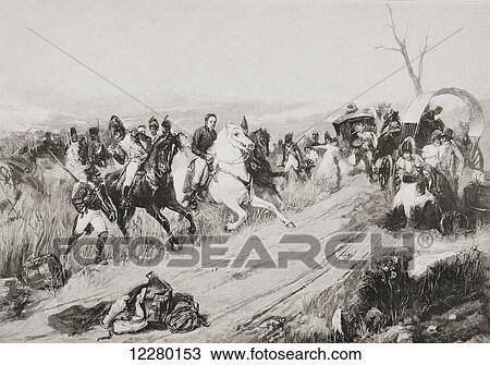 The escape of Jose Bonaparte from The Battle of Vitoria, Spain, 21 June 1813. From La Ilustracion Española y Americana, published 1892. View Large Photo Image Stock Image - The escape of Jose Bonaparte from The Battle of Vitoria, Spain, 21 June 1813. From La Ilustracion Española y Americana, published 1892.. Fotosearch