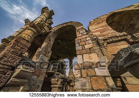 The historic sight called Qutub Minar; Delhi, India View Large Photo Image Stock Photograph - The historic sight called Qutub Minar; Delhi, India. Fotosearch