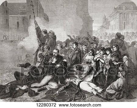The massacre of civilians in Castle Square, Warsaw, Poland on April 8, 1861 by Russian infantry and cavalry led by General Stiepan Aleksandrowicz Chrulew. From L'Univers Illustre, published 1866. View Large Photo Image Stock Image - The massacre of civilians in Castle Square, Warsaw, Poland on April 8, 1861 by Russian infantry and cavalry led by General Stiepan Aleksandrowicz Chrulew. From L'Univers Illustre, published 1866.. Fotosearch
