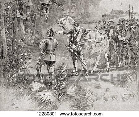 The massacre of the French at Fort Caroline on the St. Johns River, French Florida, north America, by Spanish admiral Pedro Menéndez de Avilés in September 1565. From The History of Our Country, published 1899 View Large Photo Image Stock Image - The massacre of the French at Fort Caroline on the St. Johns River, French Florida, north America, by Spanish admiral Pedro Menéndez de Avilés in September 1565. From The History of Our Country, published 1899. Fotosearch