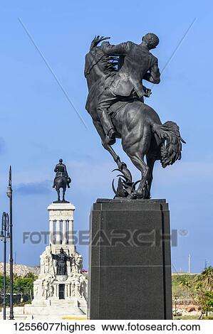 The monument to General Antonio Maceo and the Calixto Garcia Monument on the Malecon; Havana, Cuba View Large Photo Image Stock Photograph - The monument to General Antonio Maceo and the Calixto Garcia Monument on the Malecon; Havana, Cuba. Fotosearch