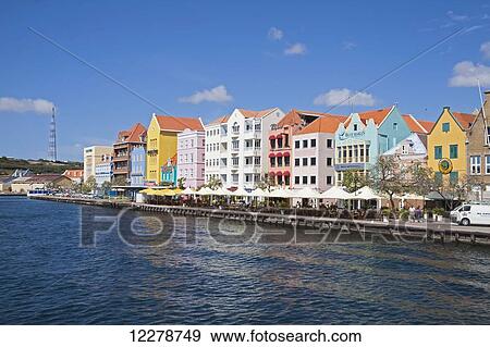The scenic Punda side of Willemstad Harbor is a Curacao national iconic symbol; Punda, Curacao View Large Photo Image Stock Photo - The scenic Punda side of Willemstad Harbor is a Curacao national iconic symbol; Punda, Curacao. Fotosearch