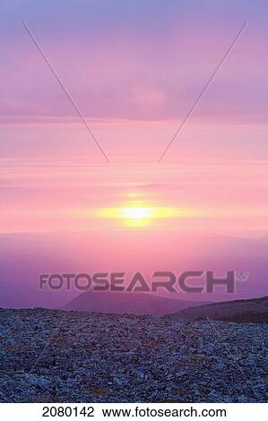 Stock Image - View From Top Of Mont Jacques-Cartier In Gaspesie National Park; Quebec, Canada. Fotosearch