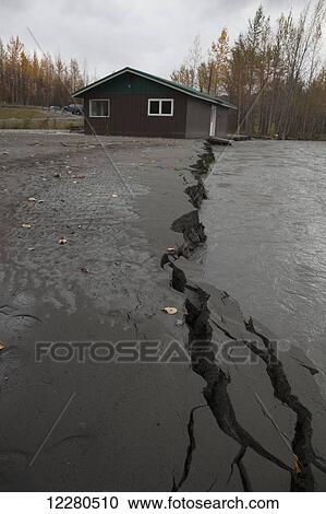 View of a house in danger of collapsing into the flooding Matanuska River, Palmer, Southcentral Alaska, autumn View Large Photo Image Stock Image - View of a house in danger of collapsing into the flooding Matanuska River, Palmer, Southcentral Alaska, autumn. Fotosearch