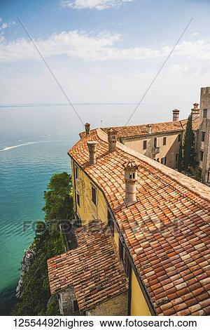 View of the Gulf of Trieste from Duino Castle; Italy View Large Photo Image Stock Photograph - View of the Gulf of Trieste from Duino Castle; Italy. Fotosearch