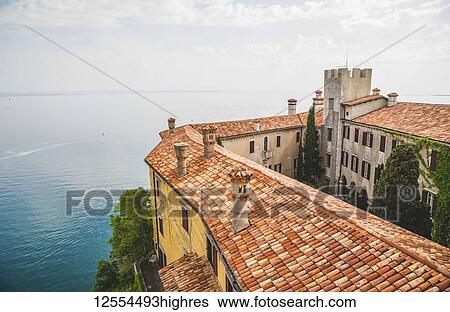 View of the Gulf of Trieste from Duino Castle; Italy View Large Photo Image Stock Photograph - View of the Gulf of Trieste from Duino Castle; Italy. Fotosearch