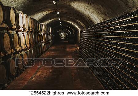 Wine cellar; Italy View Large Photo Image Stock Photograph - Wine cellar; Italy. Fotosearch