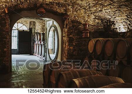 Wine cellar; Italy View Large Photo Image Stock Photograph - Wine cellar; Italy. Fotosearch