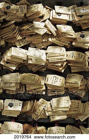 Wishing Boards, Tokyo, Japan View Large Photo Image Picture - Wishing Boards, Tokyo, Japan. Fotosearch