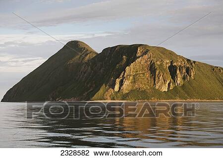 Stock Image - Amagat Island Between Morzhovoi Bay And Cold Bay On The Alaska Peninsula; Southwest Alaska, United States Of America. Fotosearch