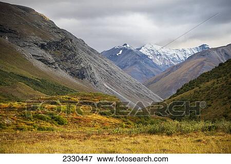 Stock Photo - Brooks Range, Gates Of The Arctic National Park In Northwestern Alaska; Alaska, United States Of America. Fotosearch