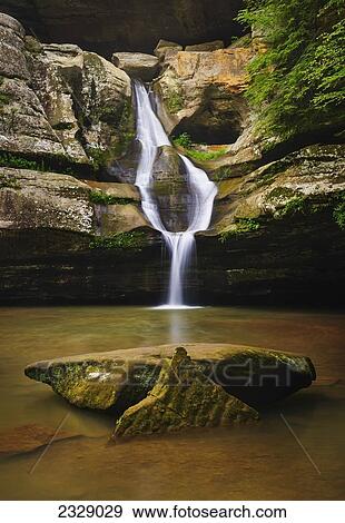 Cedar Falls, Hocking Hills State Park; Ohio, United States Of America View Large Photo Image Stock Photo - Cedar Falls, Hocking Hills State Park; Ohio, United States Of America. Fotosearch