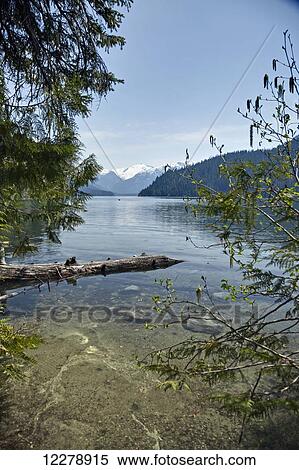 Stock Photography - Cheakamus Lake, near Whistler; British Columbia, Canada. Fotosearch