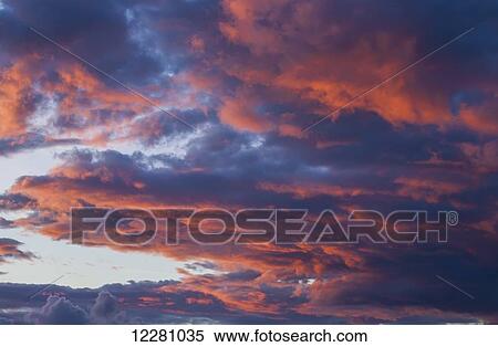 Clouds at sunset; Waterloo, Quebec, Canada View Large Photo Image Stock Photography - Clouds at sunset; Waterloo, Quebec, Canada. Fotosearch