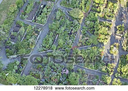 Stock Photo - Community gardens; Vancouver, British Columbia, Canada. Fotosearch