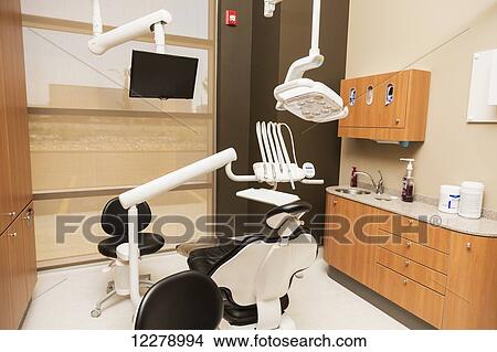 Examination room in modern dental clinic; Edmonton, Alberta, Canada View Large Photo Image Picture - Examination room in modern dental clinic; Edmonton, Alberta, Canada. Fotosearch