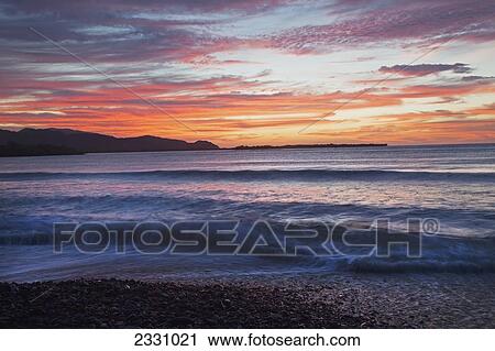Glowing Sky Above The Water At Sunset; Cuba View Large Photo Image Stock Image - Glowing Sky Above The Water At Sunset; Cuba. Fotosearch