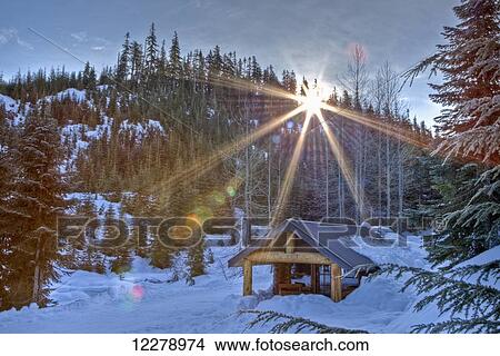 Log cabin in Callaghan Valley; Whistler, British Columbia, Canada View Large Photo Image Picture - Log cabin in Callaghan Valley; Whistler, British Columbia, Canada. Fotosearch