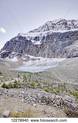 Stock Image - Mount Edith Cavell; Alberta, Canada. Fotosearch