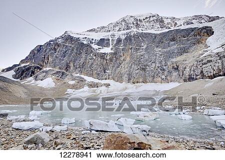Stock Image - Mount Edith Cavell; Alberta, Canada. Fotosearch