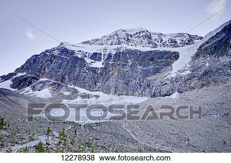 Stock Photo - Mount Edith Cavell; Alberta, Canada. Fotosearch