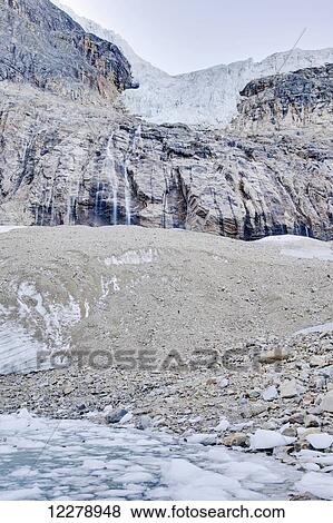 Mount Edith Cavell and Angel Glacier; Alberta, Canada View Large Photo Image Stock Photo - Mount Edith Cavell and Angel Glacier; Alberta, Canada. Fotosearch