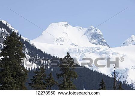Stock Image - Mount Matier as seen from Duffy Lake Road; British Columbia, Canada. Fotosearch