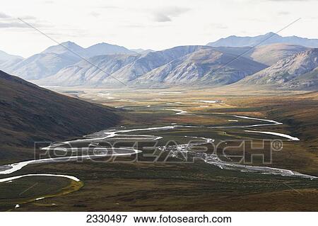 Noatak River And The Brooks Range, Gates Of The Arctic National Park, Northwestern Alaska; Alaska, United States Of America View Large Photo Image Stock Photo - Noatak River And The Brooks Range, Gates Of The Arctic National Park, Northwestern Alaska; Alaska, United States Of America. Fotosearch
