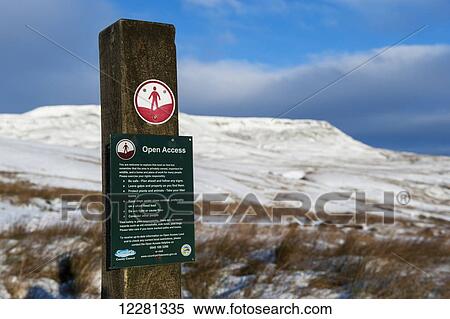 Open access signs on foot stile onto Wild Boar Fell from Mallerstang; Cumbria, England View Large Photo Image Stock Photography - Open access signs on foot stile onto Wild Boar Fell from Mallerstang; Cumbria, England. Fotosearch